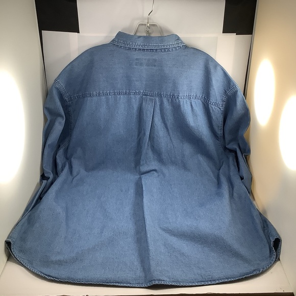 VTG Men's NASCAR #28 Ricky Rudd Competitor's View Denim Shirt XL - Picture 4 of 5